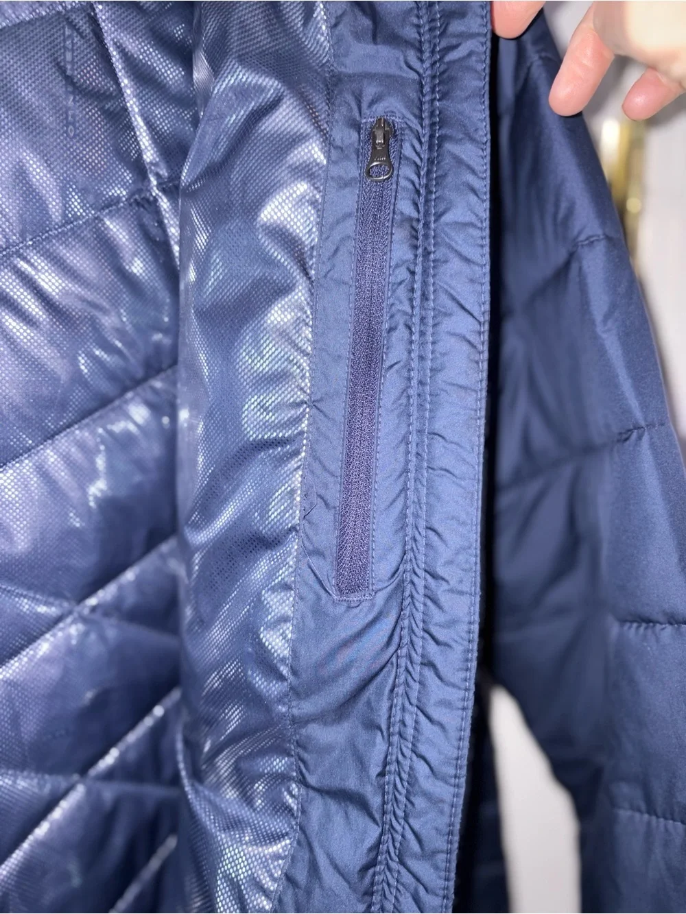 Columbia Navy Hooded Puffer Coat